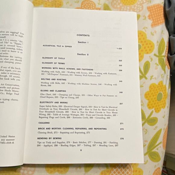 Good Housekeeping Guide To Fixing Things Around The House Book by Liles 1974 - Picture 10 of 12